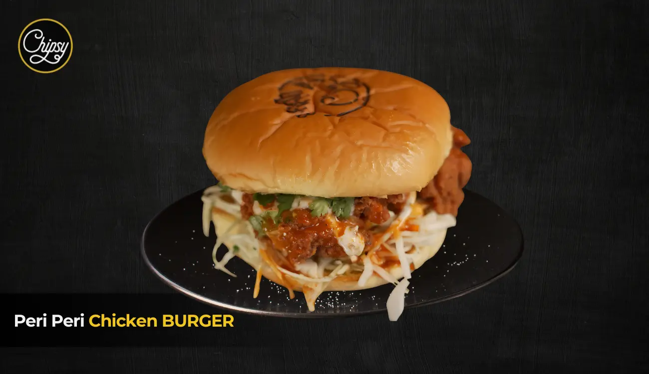 Peri-Peri Fried Chicken Burger