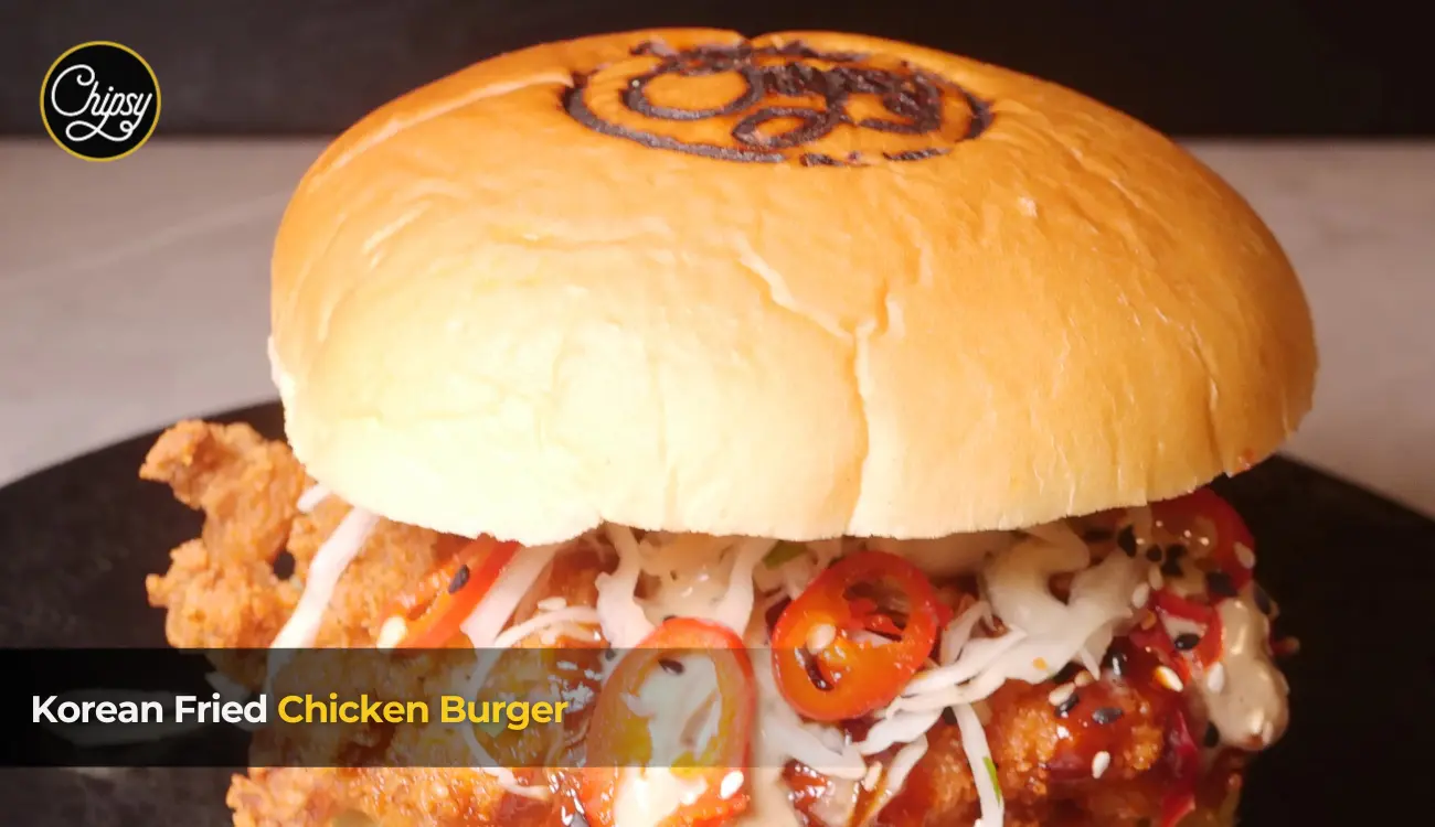Korean Fried Chicken Burger