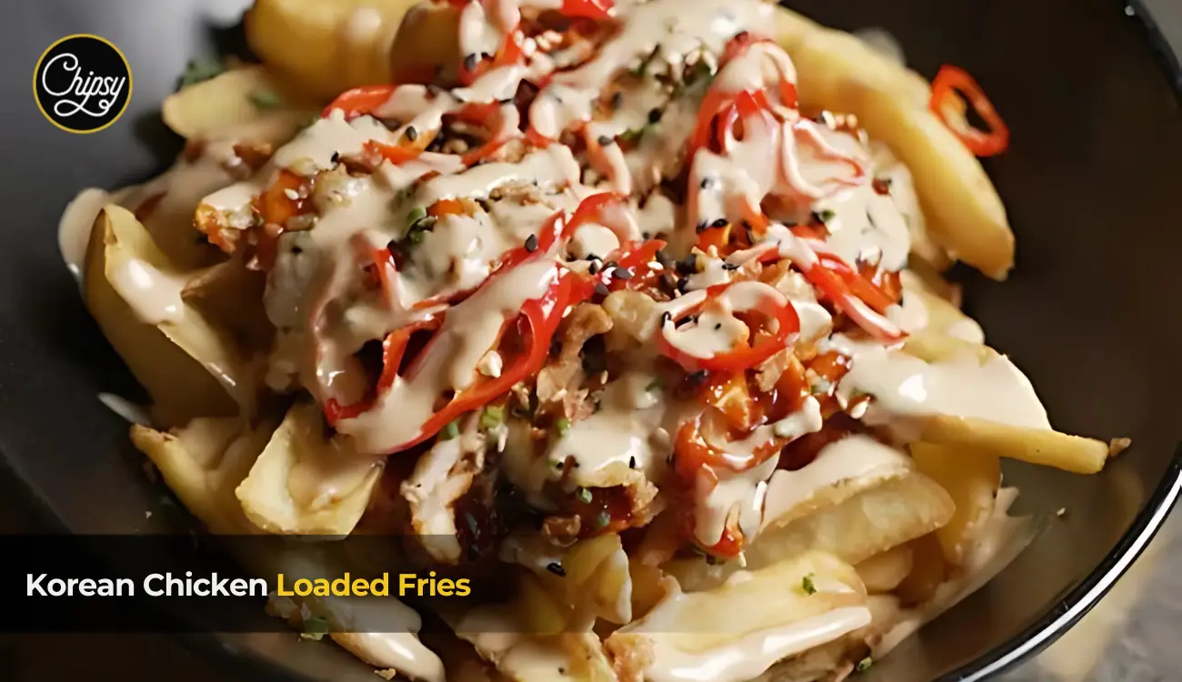 Korean Chicken Loaded Fries